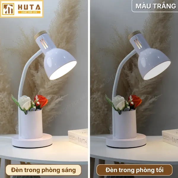 Đèn Bàn Học HUTA Light For Life LVK2 Đèn Bàn Làm Việc, Bóng Led 3 Màu Sáng, Bảo Hành 24 Tháng