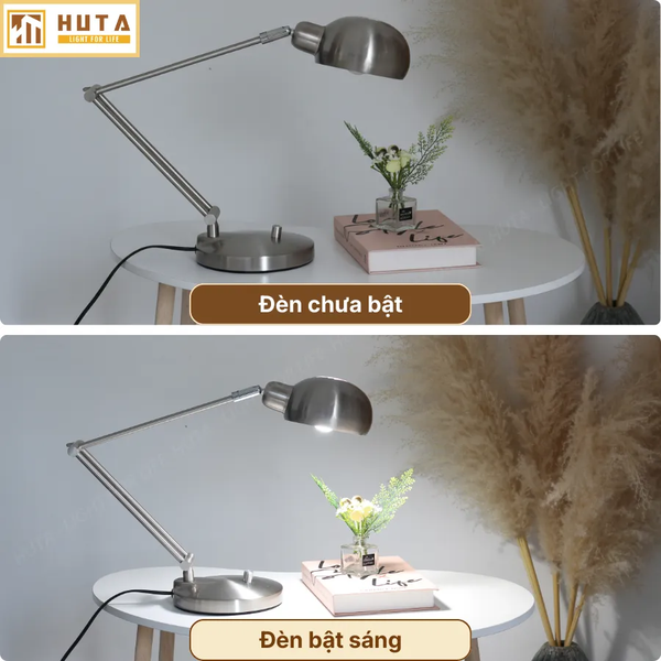 Đèn Bàn Học HUTA Light For Life LVK3 Bóng Led 3 Màu Sáng, Bảo Hành 24 Tháng