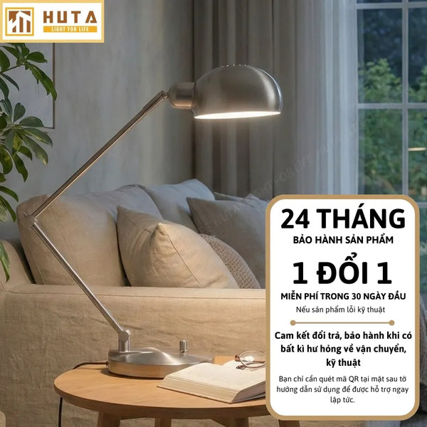 Đèn Bàn Học HUTA Light For Life LVK3 Bóng Led 3 Màu Sáng, Bảo Hành 24 Tháng