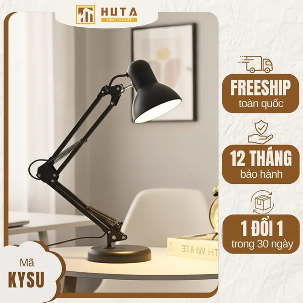 Đèn Bàn Làm Việc HUTA Light For Life KYSU1 Kiểu Dáng Pixar, Khớp Nối Điều Chỉnh