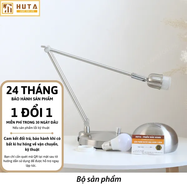 Đèn Bàn Học HUTA Light For Life LVK3 Bóng Led 3 Màu Sáng, Bảo Hành 24 Tháng
