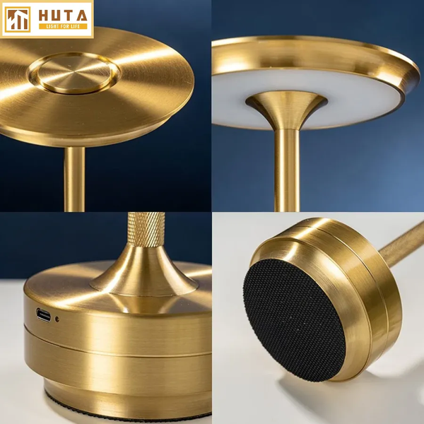 Đèn Bàn Cảm Ứng Hiện Đại HUTA Light For Life AL4 Kim Loại Chắc Chắn, Thiết Kế Hiện Đại, Pin Sạc Tích Điện