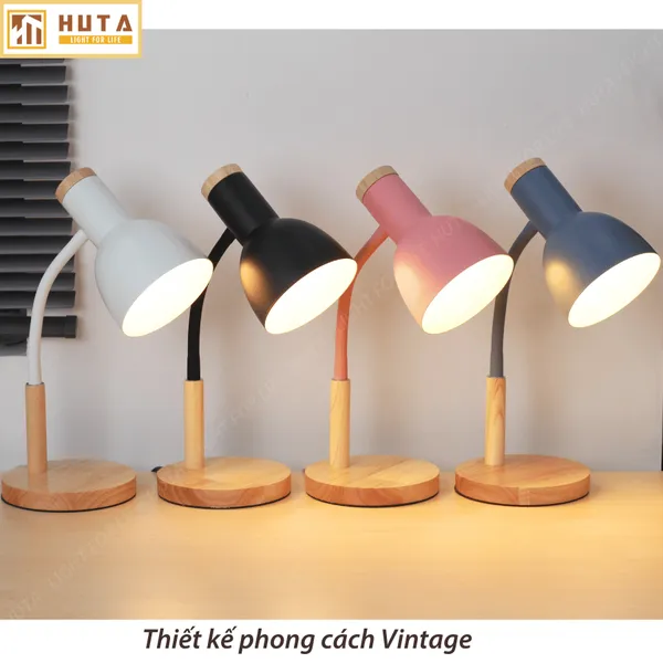 Đèn Bàn Học HUTA Light For Life LVG02 Bóng Led 3 Màu Sáng, Decor Phòng, Đèn Bàn Làm Việc