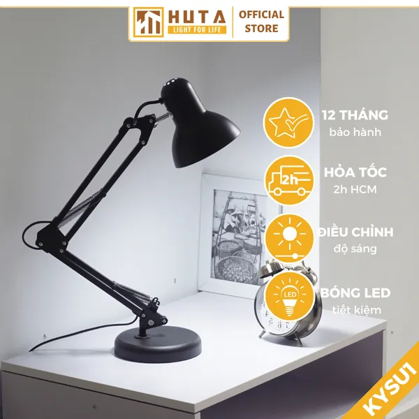 Đèn Bàn Làm Việc HUTA Light For Life KYSU01 Kiểu Dáng Pixar, Khớp Nối Điều Chỉnh