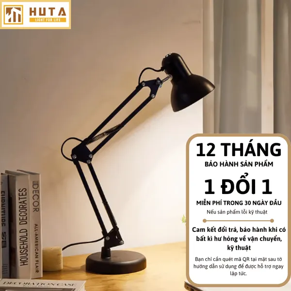 Đèn Bàn Làm Việc HUTA Light For Life KYSU01 Kiểu Dáng Pixar, Khớp Nối Điều Chỉnh