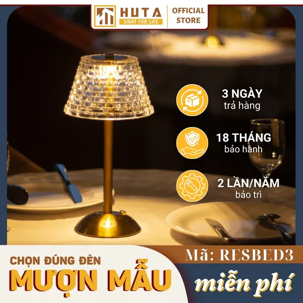 Đèn Led Quầy Bar Huta Light For Life RESBED3 Cảm Ứng Tích Điện, Điều Chỉnh Ánh Sáng Vàng
