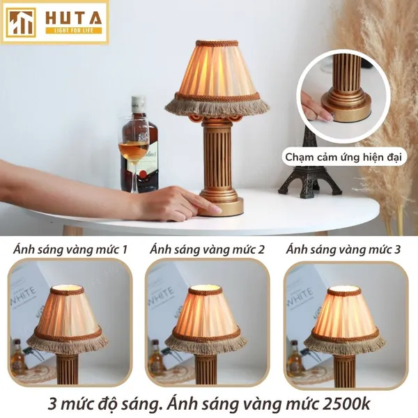 Đèn Bàn Led Quầy Bar HUTA Light For Life CODIEN Hoài Cổ, Cảm Ứng