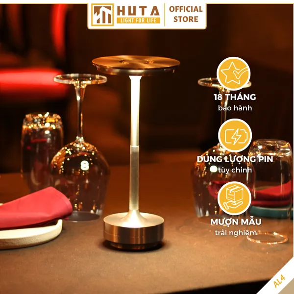 Đèn Led Để Bàn Quán Bar, Nhà Hàng Và Khách Sạn AL4 Mới Nhất 2025