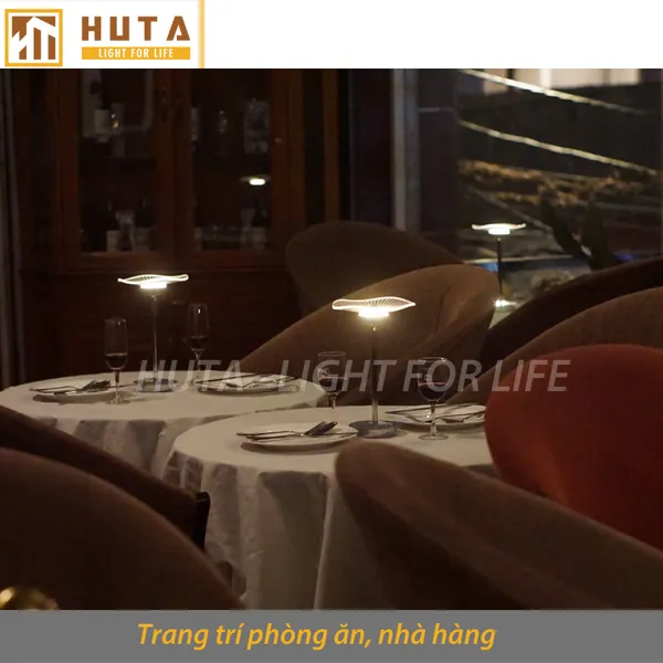 Đèn Bàn Led Quầy Bar, Quán Bar, Nhà Hàng Pin Sạc Tích Điện Mã RESSEN