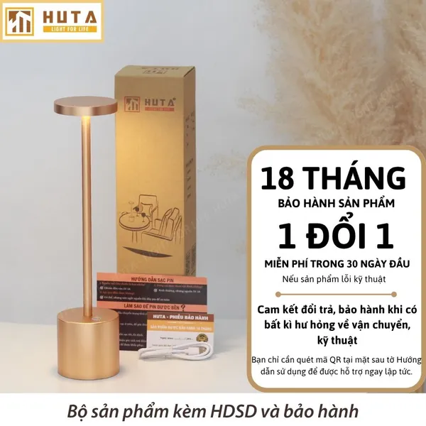 Đèn Bàn Led Quầy Bar, Quán Bar, Nhà Hàng Pin Sạc Tích Điện Mã AL1