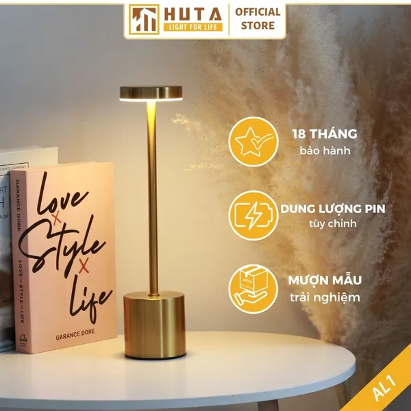 Đèn Bàn Led Quầy Bar, Quán Bar, Nhà Hàng Pin Sạc Tích Điện Mã AL1