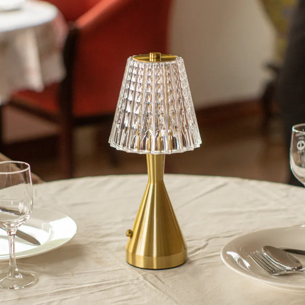 Đèn Bàn Không Dây HUTA Light For Life RESBED2 Kim Loại Sơn Tĩnh Điện, Điều Chỉnh Độ Sáng