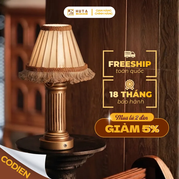 Đèn Bàn Led Quầy Bar HUTA Light For Life CODIEN Hoài Cổ, Cảm Ứng
