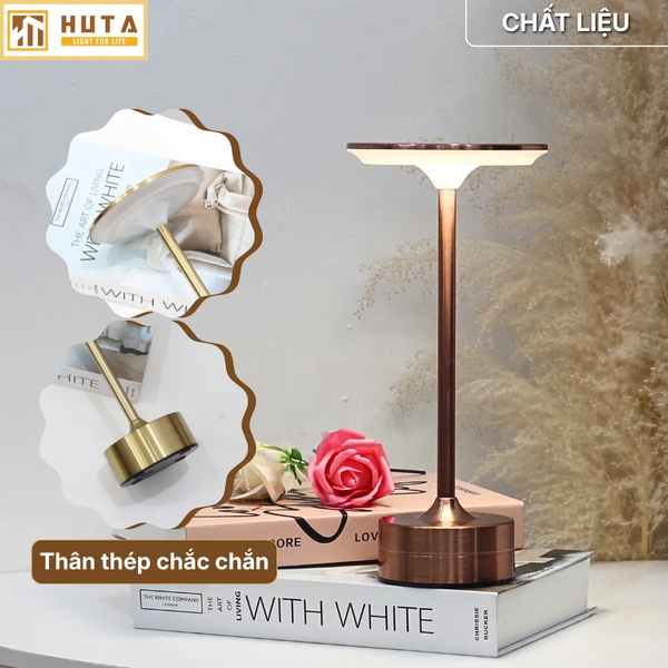 Đèn Bàn Trang Trí HUTA Light For Life AL3 Điều Chỉnh Độ Sáng, Chạm Cảm Ứng, Bảo Hành 18 Tháng