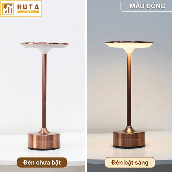 Đèn Bàn Trang Trí HUTA Light For Life AL3 Điều Chỉnh Độ Sáng, Chạm Cảm Ứng, Bảo Hành 18 Tháng