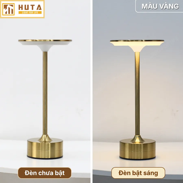 Đèn Bàn Trang Trí HUTA Light For Life AL3 Điều Chỉnh Độ Sáng, Chạm Cảm Ứng, Bảo Hành 18 Tháng