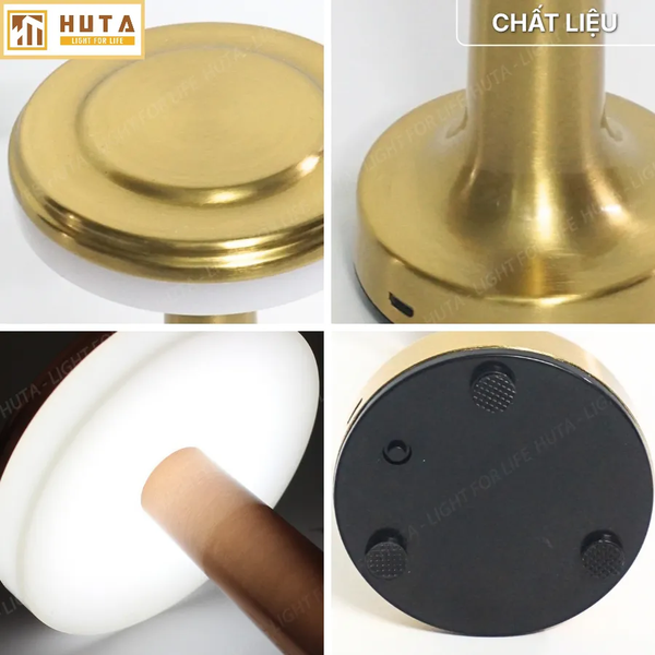 Đèn Bàn Trang Trí HUTA Light For Life RESDIA1 Điều Chỉnh Độ Sáng, Chạm Cảm Ứng, Bảo Hành 18 Tháng