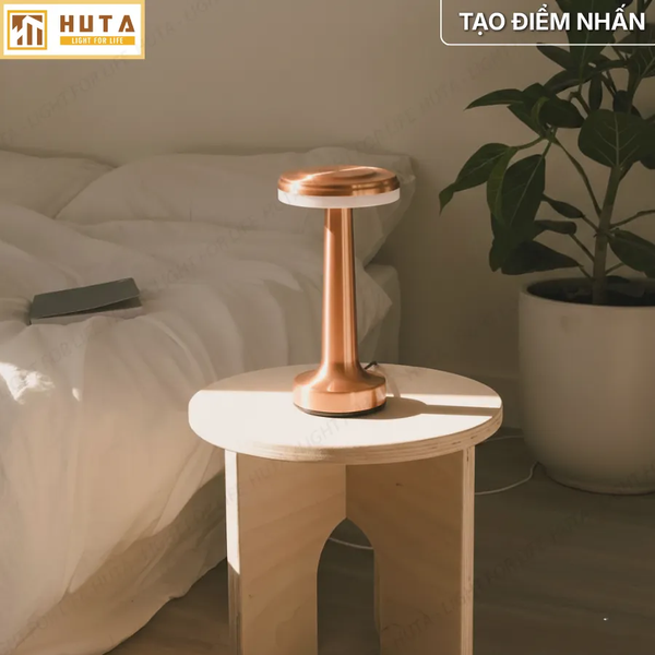 Đèn Bàn Trang Trí HUTA Light For Life RESDIA1 Điều Chỉnh Độ Sáng, Chạm Cảm Ứng, Bảo Hành 18 Tháng