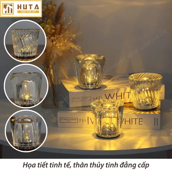 Đèn Bàn Led Quầy Bar, Quán Bar, Nhà Hàng Pin Sạc Tích Điện Mã PLCOC