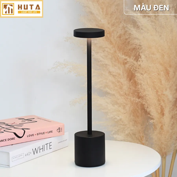 Đèn Bàn Pin Sạc HUTA Light For Life AL1 Thép Điều Chỉnh Độ Sáng, Thiết Kế Hiện Đại