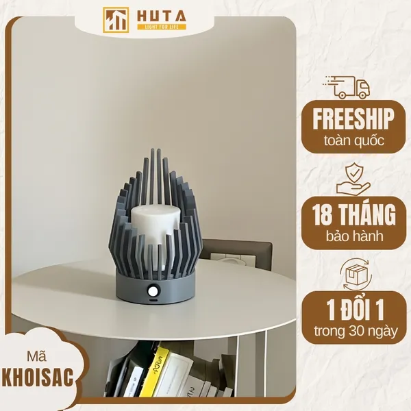 Đèn Decor In 3D Huta Light For Life Khởi Sắc Trang Trí Bàn Làm Việc, Góc Nhỏ Phòng Ngủ
