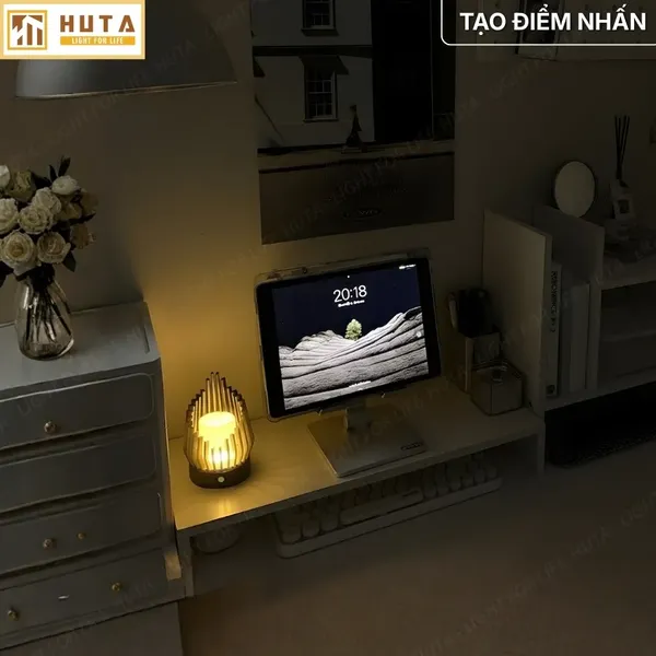 Đèn Decor In 3D Huta Light For Life Khởi Sắc Trang Trí Bàn Làm Việc, Góc Nhỏ Phòng Ngủ