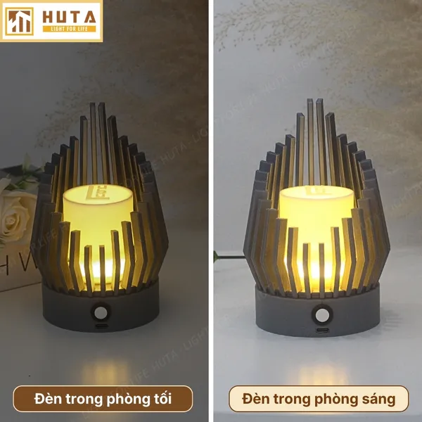 Đèn Decor In 3D Huta Light For Life Khởi Sắc Trang Trí Bàn Làm Việc, Góc Nhỏ Phòng Ngủ