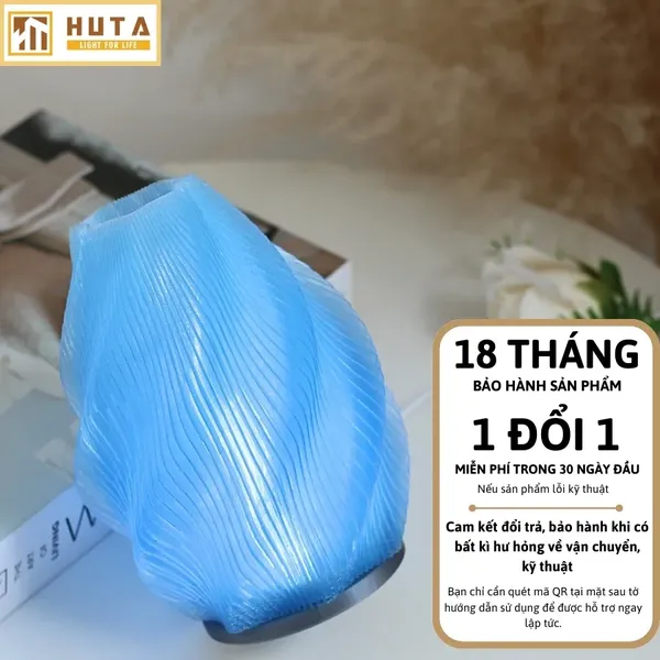 Đèn Decor In 3D HUTA Light For Life SÓNG Điều Chỉnh Ánh Sáng, Decor Không Gian
