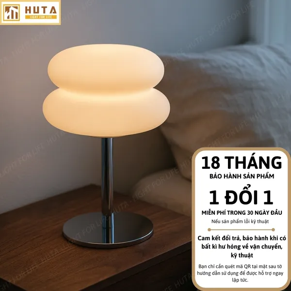 Đèn Bàn Trang Trí HUTA Light For Life BREAD Decor Phòng, Điều Chỉnh Độ Sáng Linh Hoạt