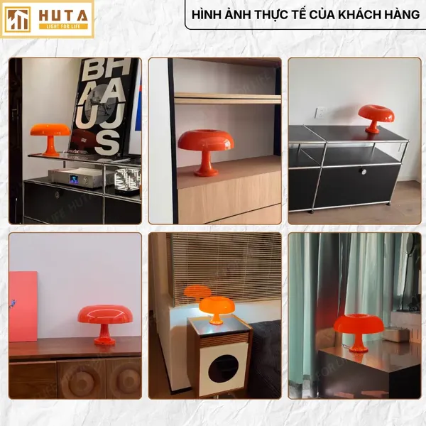 Đèn Bàn Trang Trí HUTA Light For Life LUMO Decor Phòng, Điều Chỉnh Độ Sáng