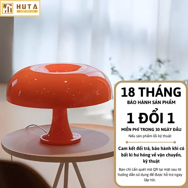 Đèn Bàn Trang Trí HUTA Light For Life LUMO Decor Phòng, Điều Chỉnh Độ Sáng