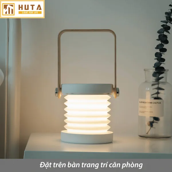 Đèn Bàn LED HUTA Light For Life DS01 Đổi Kiểu Đa Dạng, Tăng Giảm 3 Mức Sáng, Decor Trang Trí
