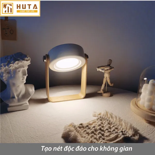Đèn Bàn LED HUTA Light For Life DS01 Đổi Kiểu Đa Dạng, Tăng Giảm 3 Mức Sáng, Decor Trang Trí