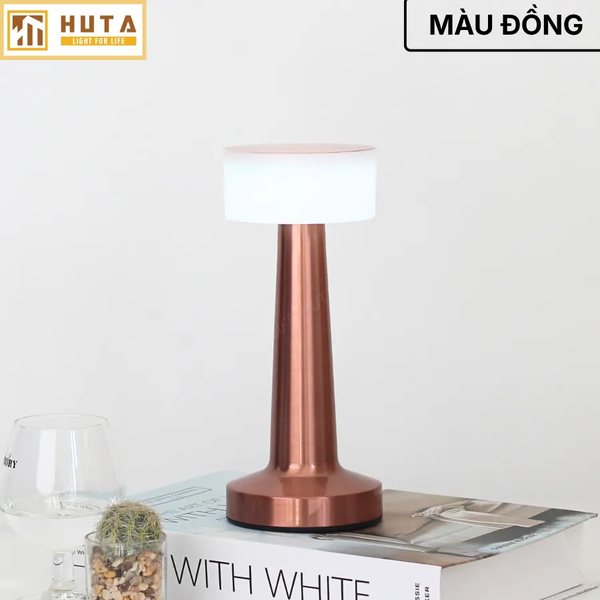 Đèn Bàn Trang Trí HUTA Light For Life RESTA Chạm Cảm Ứng, Điều Chỉnh Độ Sáng, Bảo Hành 18 Tháng