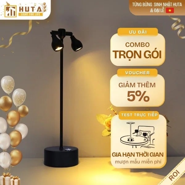 Đèn Led Quầy Bar HUTA Light For Life Cảm Ứng Tích Điện, Điều Chỉnh Ánh Sáng Vàng Mã ROI