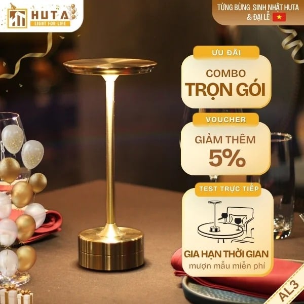 Đèn Trang Trí Bàn Ăn Cho Quán Bar, Nhà Hàng Và Khách Sạn Mã AL3