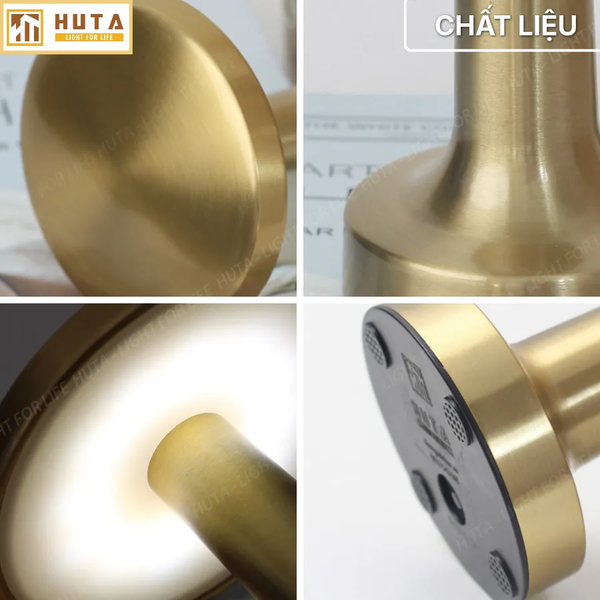 Đèn Bàn Cảm Ứng Hiện Đại HUTA Light For Life RESDIA2 Kim Loại Sơn Tĩnh Điện, Bảo Hành 18 Tháng