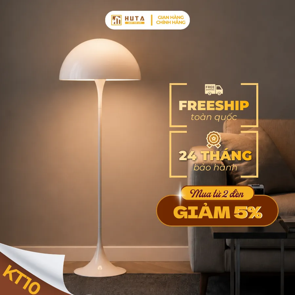 Đèn Cây Đứng Decor HUTA Light For Life KT10 Thiết Kế Cây Nấm, Decor Không Gian Chill, Ánh Sáng Nhiều Màu