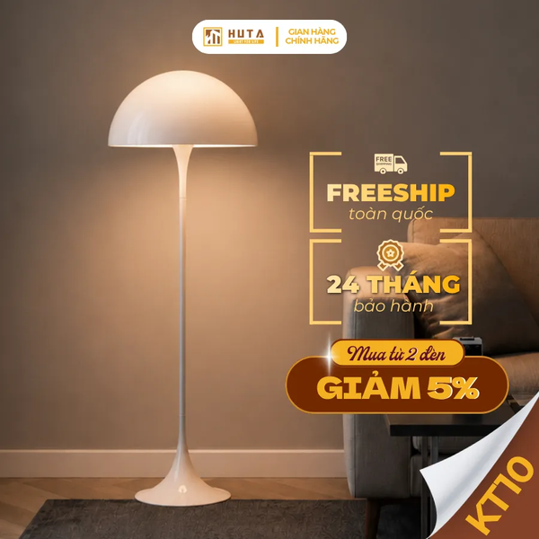 Đèn Cây Đứng Decor HUTA Light For Life KT10 Thiết Kế Cây Nấm, Decor Không Gian Chill, Ánh Sáng Nhiều Màu