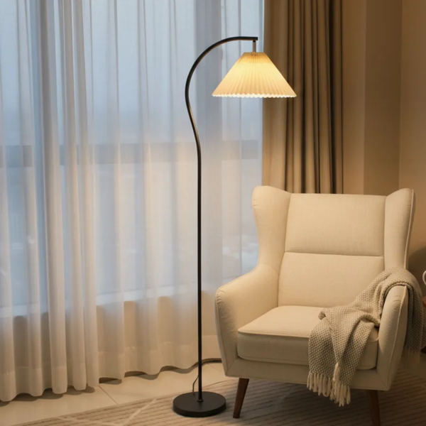 Đèn Cây Đứng Decor HUTA Light For Life KC6 Thân Kim Loại Cong, 3 Màu Ánh Sáng, Bảo Hành 24 Tháng