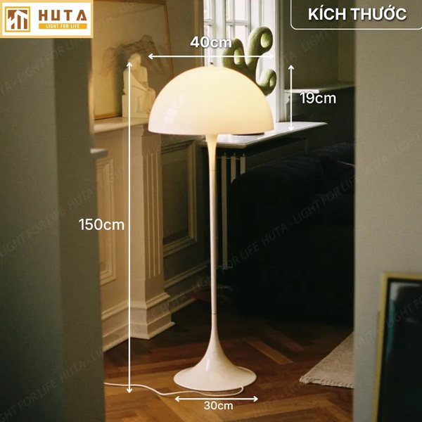 Đèn Cây Đứng Decor HUTA Light For Life KT10 Thiết Kế Cây Nấm, Decor Không Gian Chill, Ánh Sáng Nhiều Màu