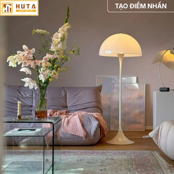 Đèn Cây Đứng Decor HUTA Light For Life KT10 Thiết Kế Cây Nấm, Decor Không Gian Chill, Ánh Sáng Nhiều Màu