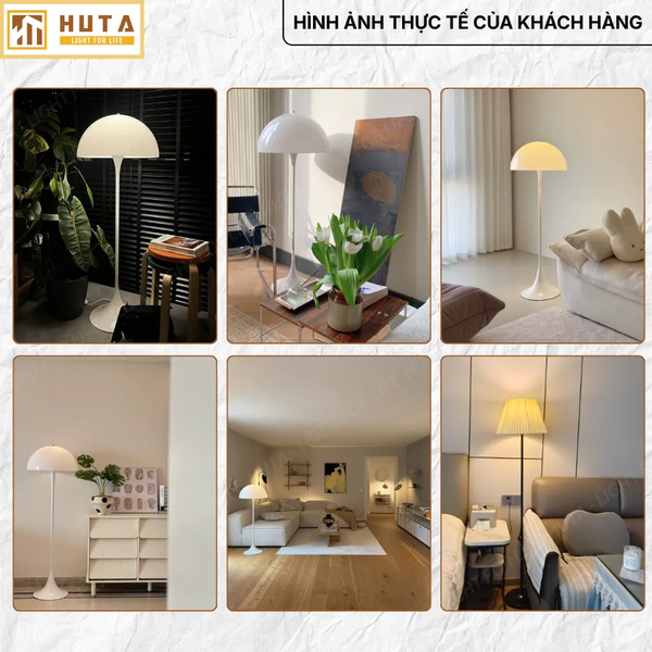 Đèn Cây Đứng Decor HUTA Light For Life KT10 Thiết Kế Cây Nấm, Decor Không Gian Chill, Ánh Sáng Nhiều Màu