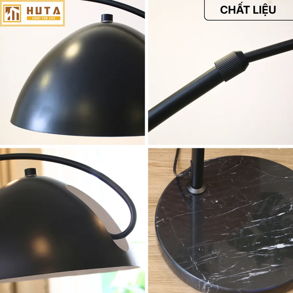 Đèn Cây Đứng Decor HUTA Light For Life KC11 Thân Cong, Trang Trí Nội Thất, Ba Màu Ánh Sáng Vàng