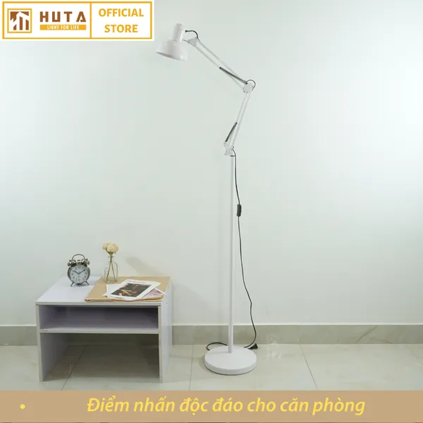 Đèn Cây Đứng HUTA KC1 Khớp Nối Cong Điều Chỉnh, Thân Thép, Kiểu Dáng Pixar