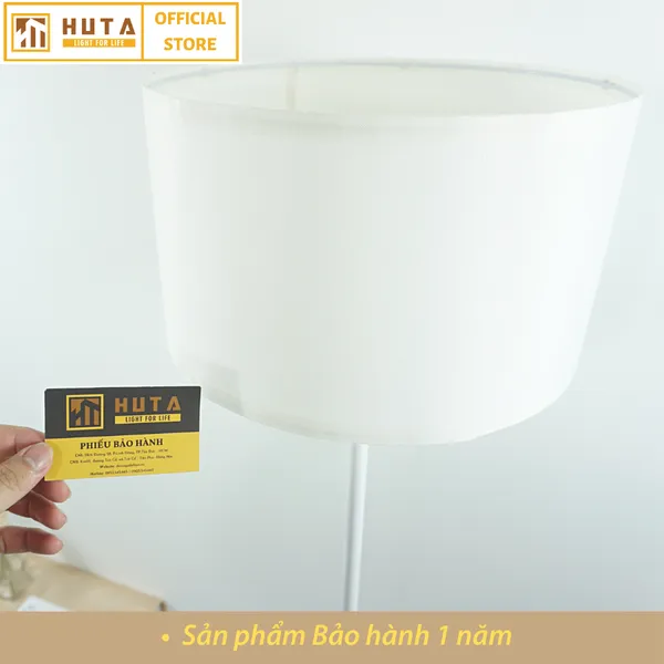 Đèn Cây Đứng HUTA KT4 Thân Kim Loại, Điều Chỉnh Ánh Sáng Vàng