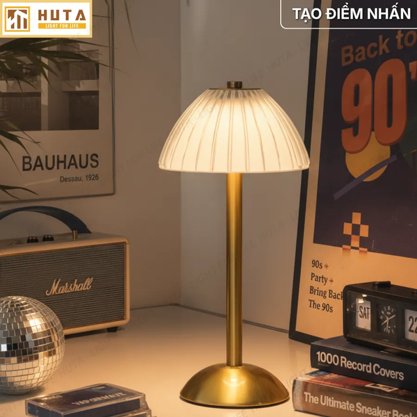 Đèn Bàn Cảm Ứng Hiện Đại HUTA Light For Life RESDUNON Tăng Giảm Độ Sáng, Thiết Kế Hiện Đại