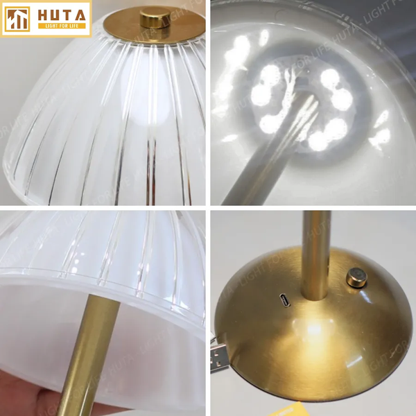 Đèn Bàn Cảm Ứng Hiện Đại HUTA Light For Life RESDUNON Tăng Giảm Độ Sáng, Thiết Kế Hiện Đại
