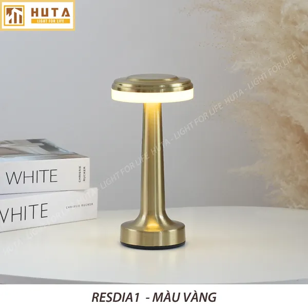 Đèn Bàn Led Quầy Bar, Quán Bar, Nhà Hàng Pin Sạc Tích Điện Mã RESDIA1
