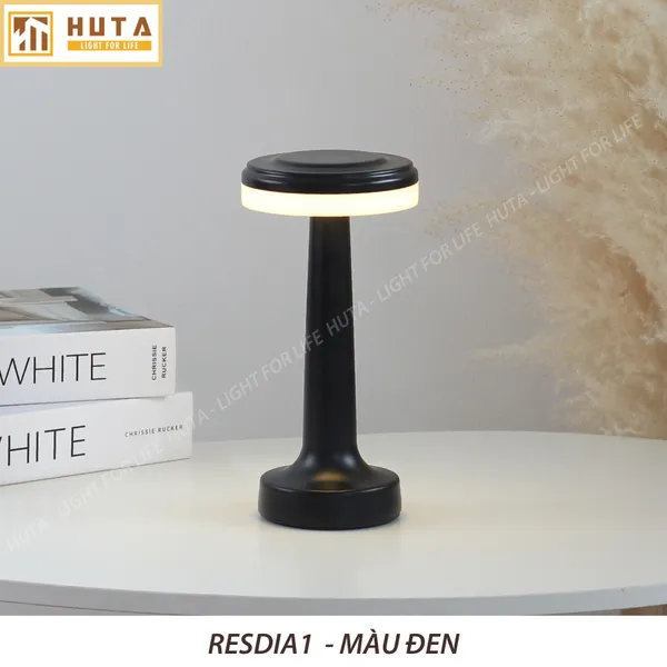Đèn Bàn Led Quầy Bar, Quán Bar, Nhà Hàng Pin Sạc Tích Điện Mã RESDIA1